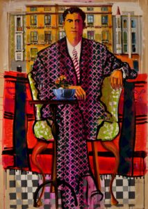 Carpets2-Mr.Αngel Arranz’s portrait, at his office in Barcelona Spain